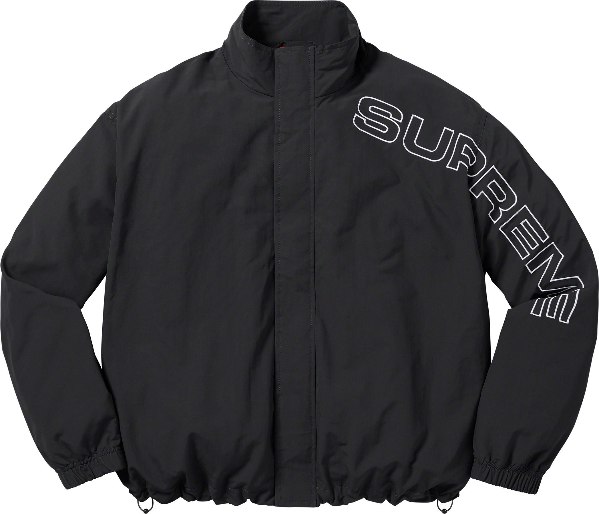Spellout Embroidered Track Jacket view 6